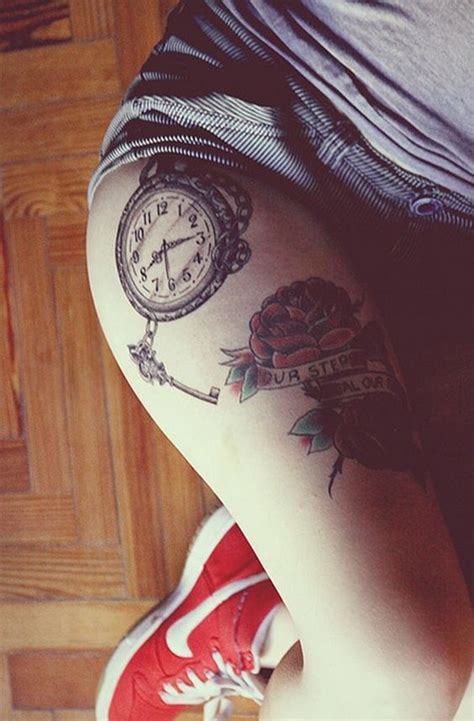 25 Awesome Clock Tattoos For Women And Men Awesome Tat
