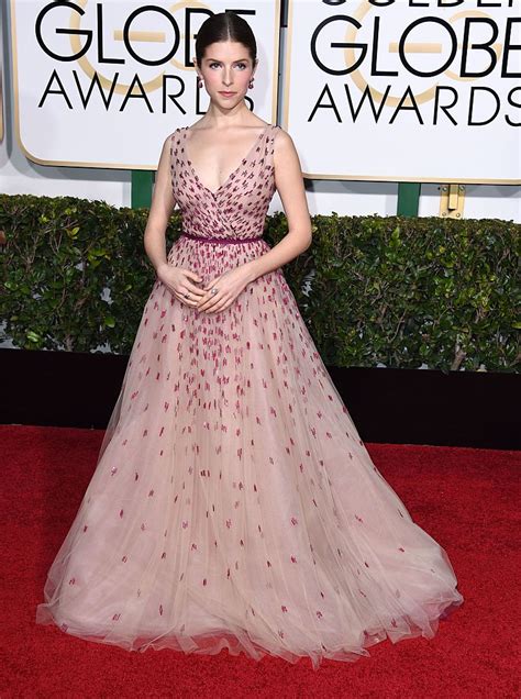 Anna Kendrick Arrives At The 72nd Annual Golden Globe Awards At The
