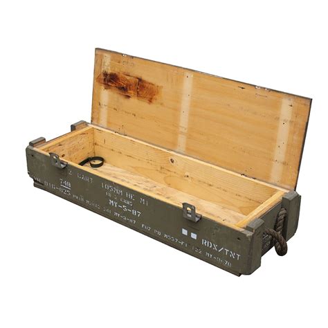 Wooden Ammunition Box