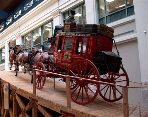 Concord Mail Coach On Exhibit In The National Postal Museum Atrium