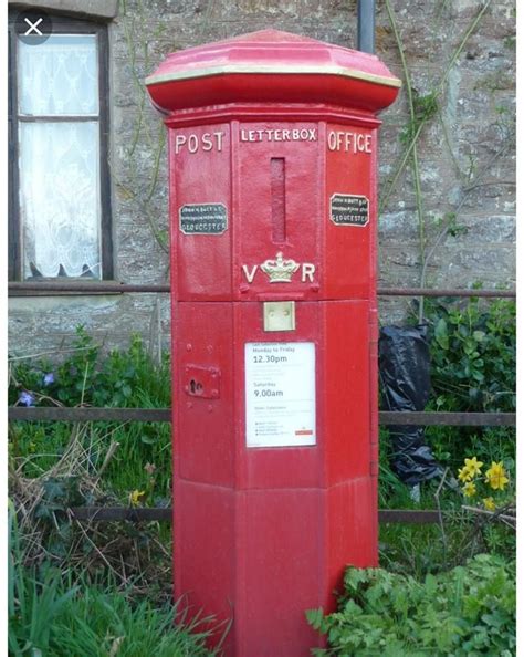 This Is The Oldest Post Box Still In Use In Holwell Near Sherborne