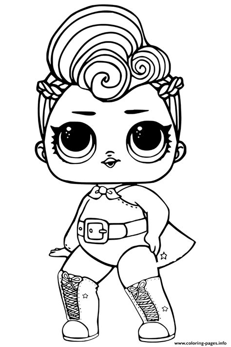 Shimone queen is a rare big sister and is from the glitterati. LOL Surprise Coloring Stardust Queen Coloring Pages Printable