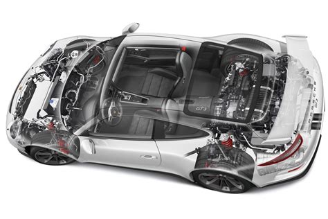 These Cutaway Drawings Will Make You Marvel At The Porsche 991 Gt3s