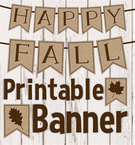 Freebie Happy Fall Banner Fallbulletinboards Decorate Your Classroom