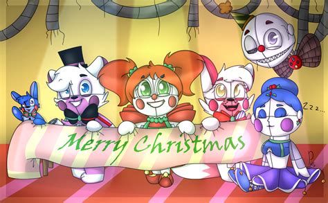 All Funtimes Merry Christmas By Soundwavepie On Deviantart Fnaf