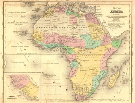 Ancient African Map Of Ancient Africa With Biafra