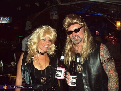 The Bounty Hunter Dog And Beth Chapman Halloween Costume For Couples