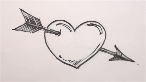 Https://tommynaija.com/draw/how To Draw 3d Arrow Through A Heart