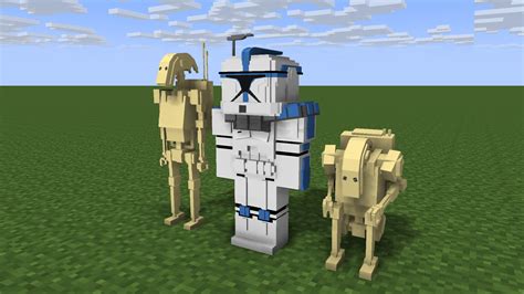 Battle Droids For An Animation Minecraft