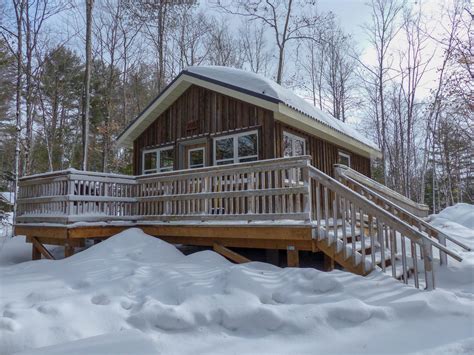 Loving Winter With A Cosy Cabin At Silent Lake Provincial Park Brown