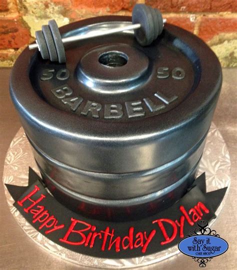 Barbell Cake | Bolo crossfit, Queques