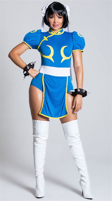 Street Fighter Chun Li Costume Womens Street Fighter Costume Chun Li Ninja Costume