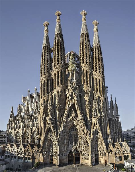 Sagrada Família Façana Del Naixement Cropped Architecture Of