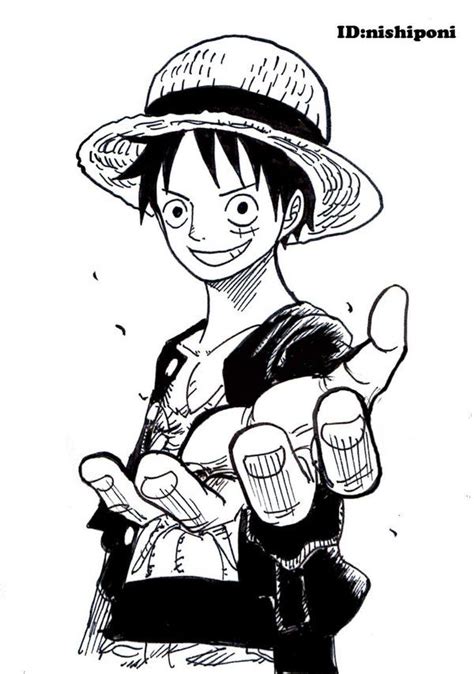 ぽにお Nishiponi Twitter One Piece Manga One Piece Drawing One