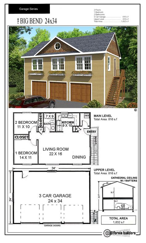 Carriage House Plans With 2 Car Garage Homeplancloud