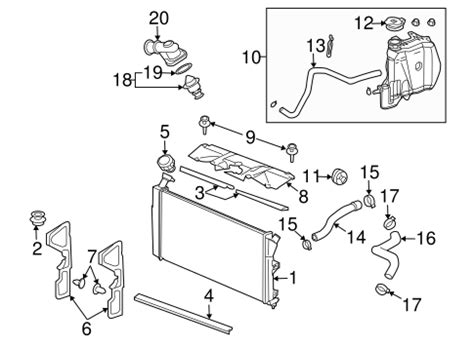 Some fuses and relays are located in the underhood fuse block on the passenger side of the vehicle in the engine compartment. Radiator & Components Parts for 2006 Buick LaCrosse | GM ...