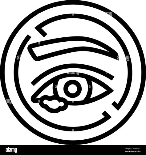 Eye Disease Line Icon Vector Illustration Stock Vector Image And Art Alamy