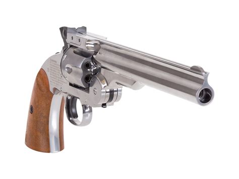 Schofield No 3 Nickel Co2 Bb Revolver Replica Pyramyd Air