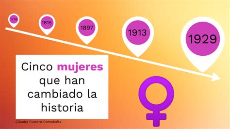 Cinco Mujeres Que Han Cambiado La Historia By Cl Udia Fustero Comabella