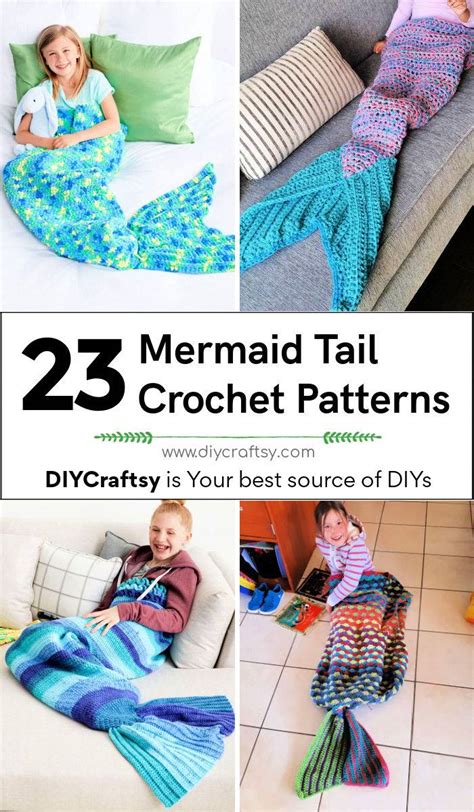 23 Free Crochet Mermaid Tail Patterns Mermaid Tail Blanket