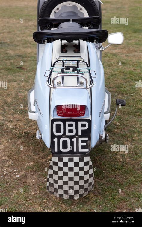 Classic Lambretta Scooter Stock Photo Alamy