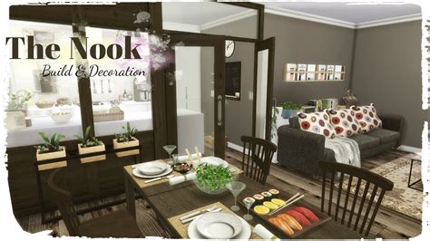 Sims 4 The Nook Build And Decoration For Download Cc Links Youtube