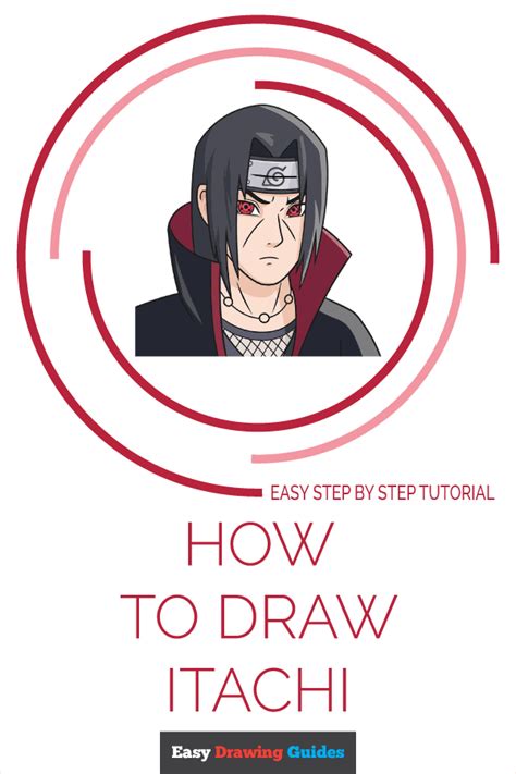 How To Draw Itachi Uchiha Really Easy Drawing Tutorial