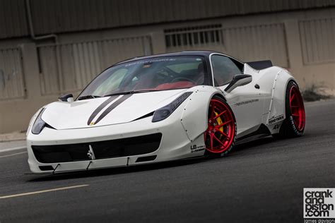 The lb performance team unveiled their latest fascinating project, an oakley design ferrari 458 italia fitted with a new aerodynamic kit and candy red adv.1 wheels. Liberty Walk / Simon Motorsport / ADV.1 / 458 / Win - ADV.1 Wheels