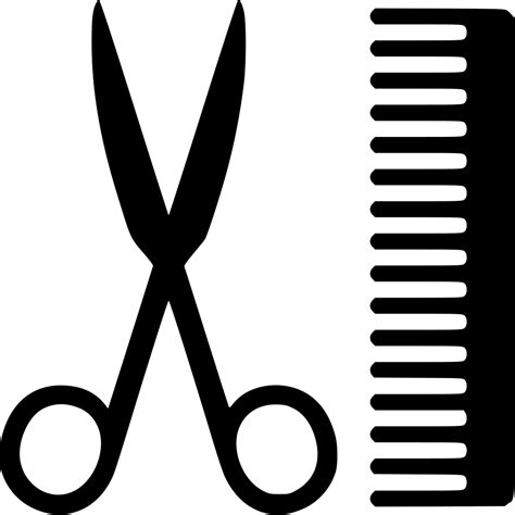 Download Comb And Scissors Png Clipart Comb Hairdresser Barber Comb