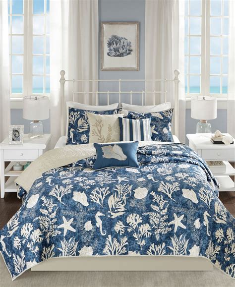 Bath, furniture, home décor, bedding Madison Park Cape Cod Reversible 6-Pc. King/California ...