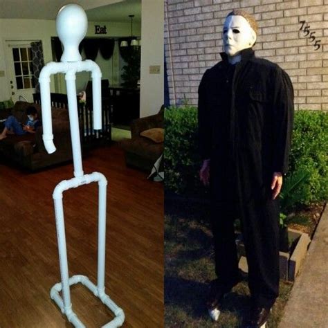 Halloween Body Frame Pvc Pipes Michael Myers Halloween Party