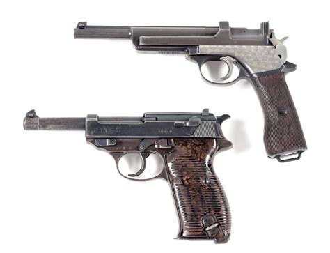 Lot Detail C Lot Of 2 Walther P38 And Mannlicher Model 1905 Semi