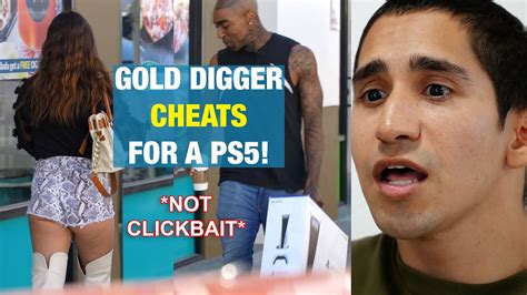 Gold Digger Cheats For A Playstation 5 Her Bf Set Her Up To Catch A Cheater Youtube