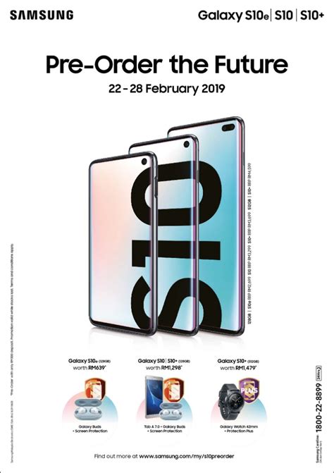 So it's fitting that you can get a free pair to begin with, this offer only lasts until sunday, march 3. Samsung Galaxy S10 pre-order Malaysia: Everything you need ...