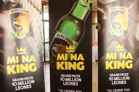 Sierra Leones Beer King Leone Launches ‘mi Na King With A 10 Million