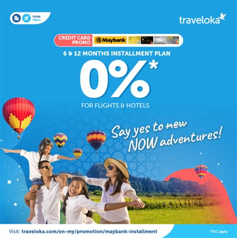 Maybank has a wide range of credit cards for you to choose — from cards with air mile, cashback and travel perks to cards with low fees. One more great reason to use Traveloka - Maybank's 0% ...