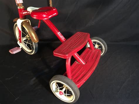 Vintage Radio Flyer Kids Metal Tricycle 32 Long Able Auctions