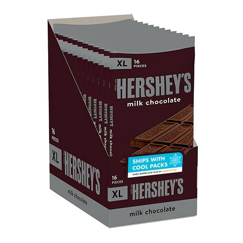 Buy Hersheys Milk Chocolate Xl Bulk Gluten Free Candy Bars 44 Oz
