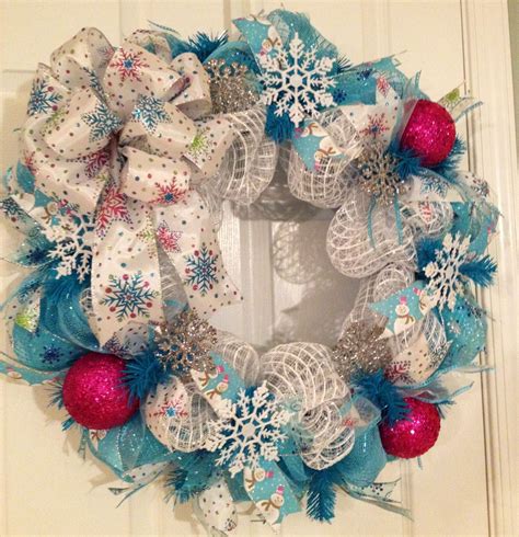 Pastel Snowflake Wreath Diy Wreath Snowflake Wreath Christmas Wreaths