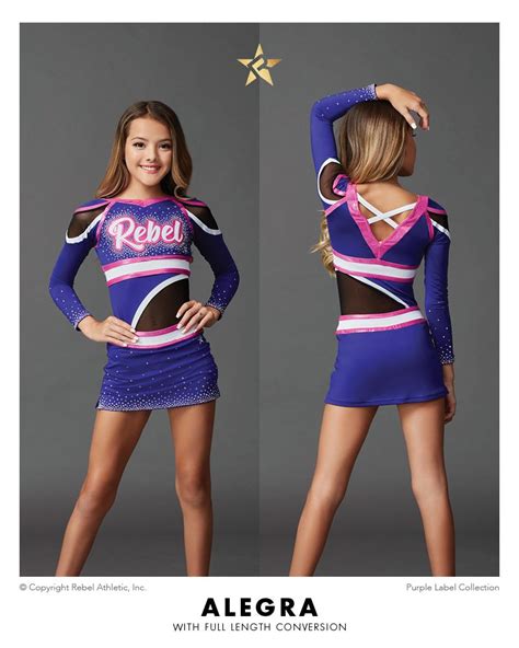 Uniform With Full Length Conversion Cheer Outfits Cheerlead Erofound