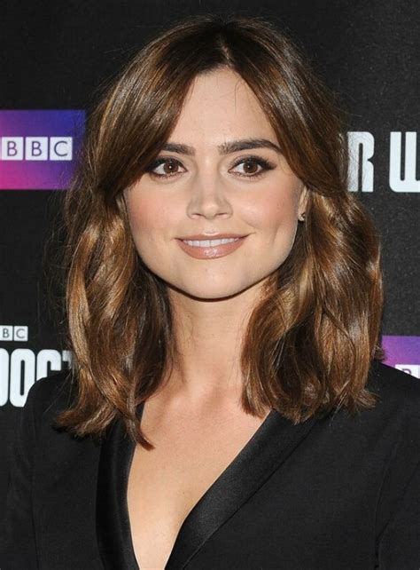Jenna Coleman Easy Shoulder Length Hair With Loose Waves