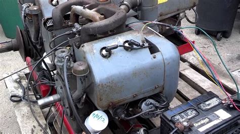 Wisconsin Vh4d Heavy Duty Air Cooled 4 Cylinder Gasoline Engine Runs Good Tractor Idea Garden