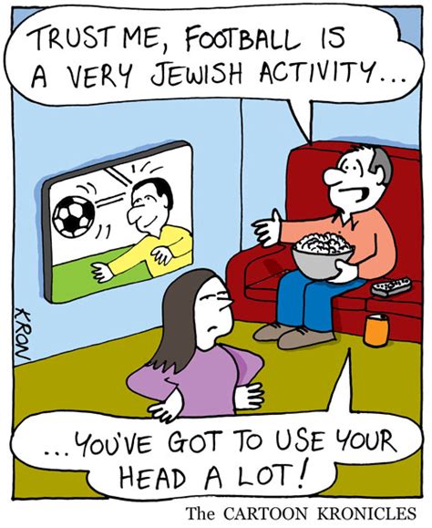 what makes football so jewish the cartoon kronicles the blogs