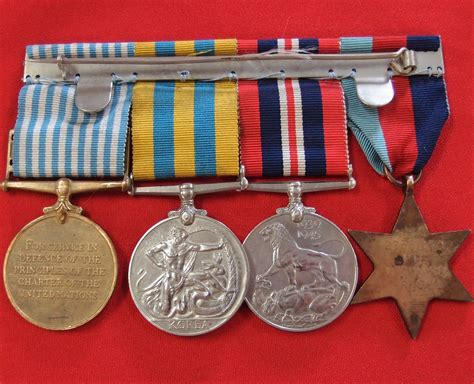 Ww2 And Korean War British Army Service Medals Jb Military Antiques