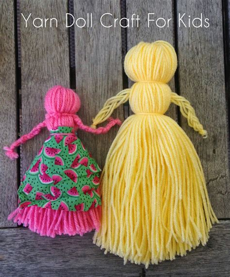 Extra Simple Yarn Dolls Diy Yarn Dolls Wool Dolls Diy Yarn Crafts