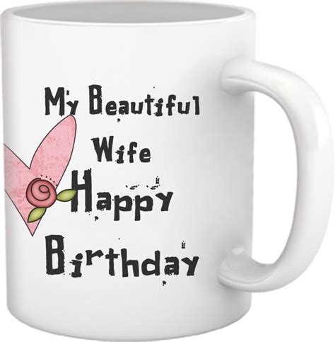 Feb 28, 2020 · if your wife enjoys the great outdoors, these hiking boots from the north face make for a great birthday gift. Tied Ribbons Happy Birthday Gifts for Wife Ceramic Mug ...