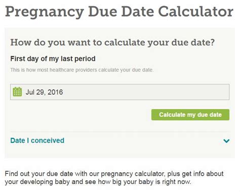 Pregnancy Due Date Calculator With Weeks Detail How Can Done