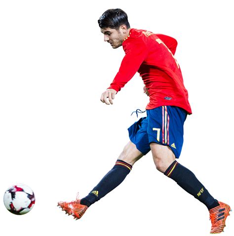 Profile page for spain u21 football player álvaro morata (striker). Alvaro Morata football render - 44658 - FootyRenders