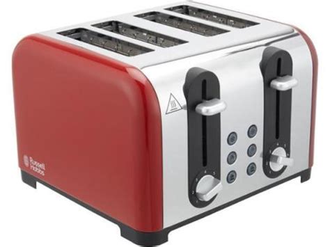 Russell Hobbs 22406 Worcester Red Toaster 4 Slice New And Sealed