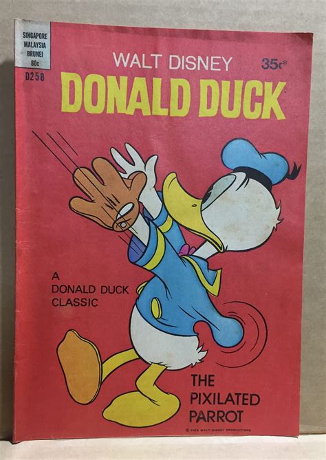Walt Disney Comic Book Donald Duck D258 X Marks The Shop
